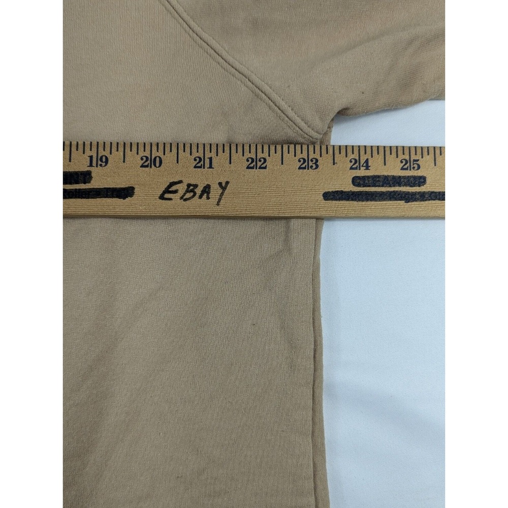 Mickey Mouse Crewneck Size XL Y2K Sweatshirt Disney Minimalist Brown Spell Out - Picture 7 of 7